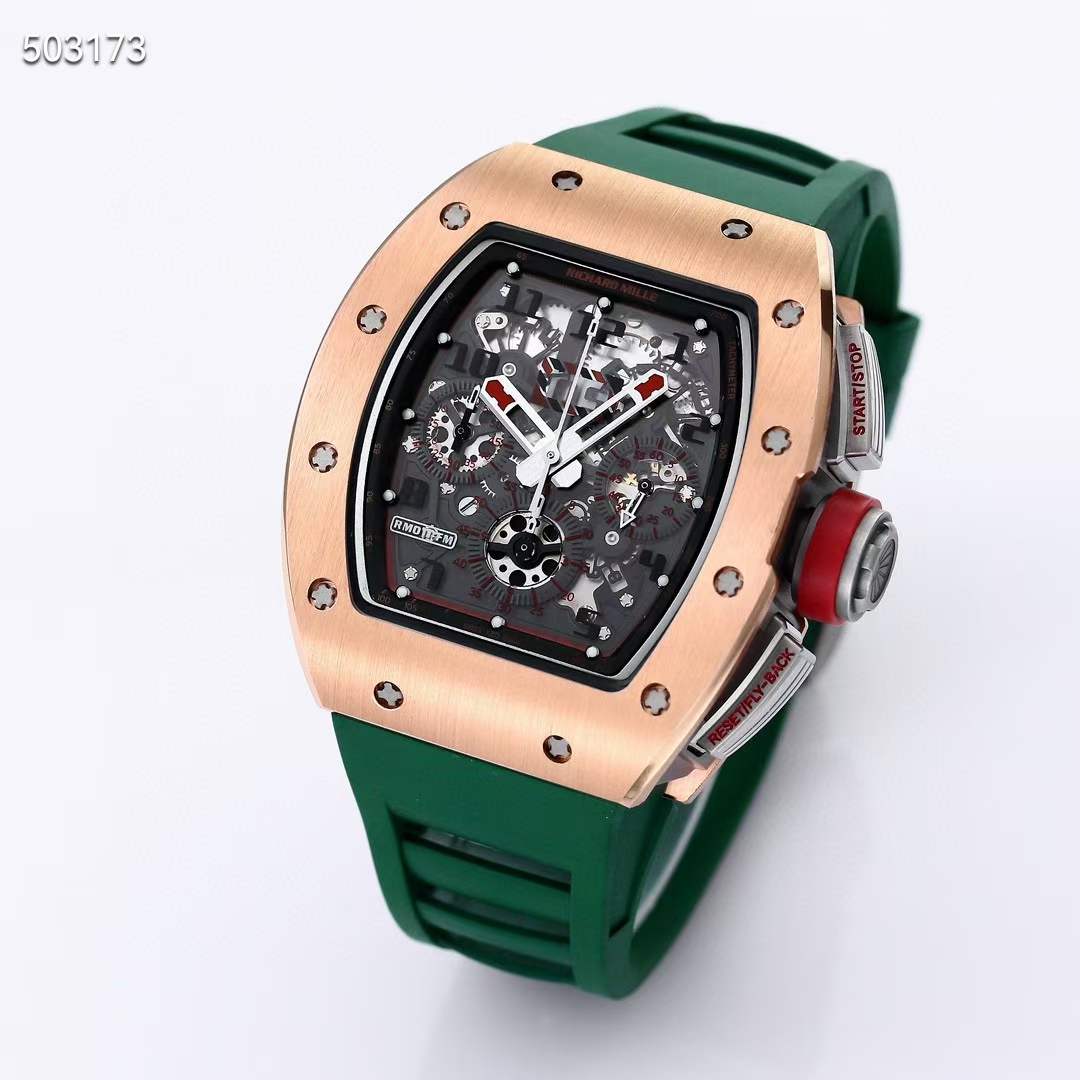 리차드밀 2023 RM011 FM 그린스트랩 시계 워치